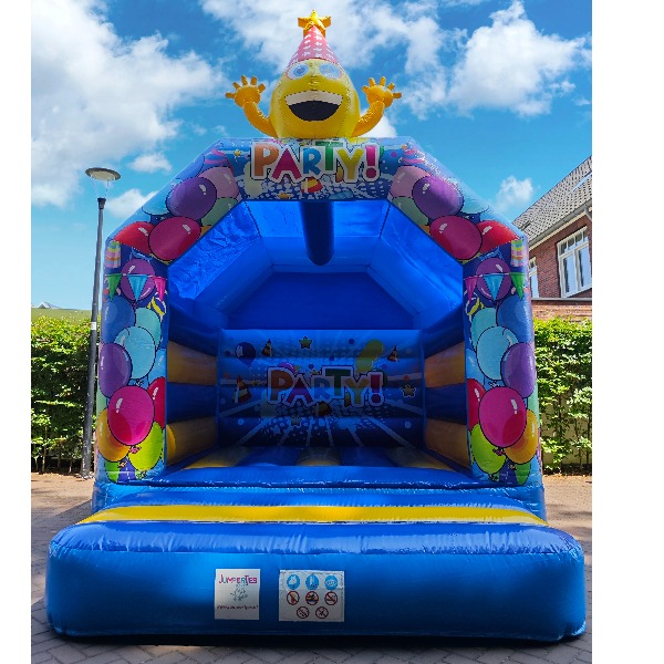 Party springkussen voorkant Gekleurd universeel party springkussen huren